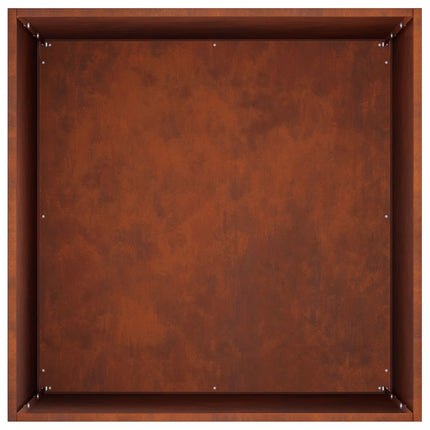 Trädgårdsplanterare Rostig 50 x 50 x 75 cm Väderbeständig stål