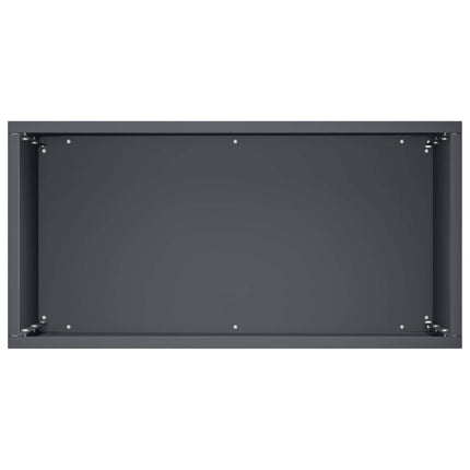 Trädgårdsplanterare Antracit 40 x 20 x 40 cm Kallvalsat stål