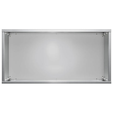 Trädgårdsplanterare Silver 40 x 20 x 40 cm Galvaniserat stål