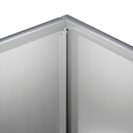 Trädgårdsplanterare 2 st Silver 40 x 20 x 40 cm