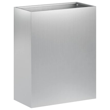 Trädgårdsplanterare Silver 40 x 20 x 50 cm Galvaniserat stål