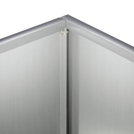 Trädgårdsplanterare Silver 40 x 20 x 75 cm Galvaniserat stål
