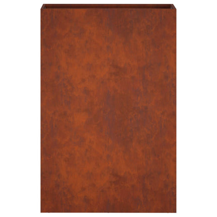 Trädgårdsplanterare 2 st Rostig 40 x 20 x 75 cm
