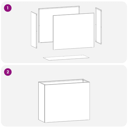 Trädgårdsplanterare 2 st Svart 50 x 20 x 40 cm Kallvalsat stål