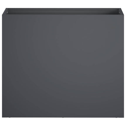 Trädgårdsplanterare Antracit 50 x 20 x 40 cm Kallvalsat stål