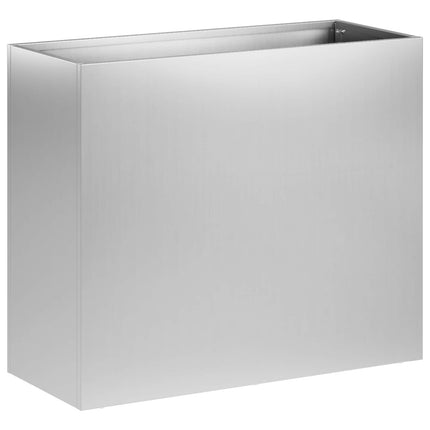 Trädgårdsplanterare Silver 50 x 20 x 40 cm Galvaniserat stål