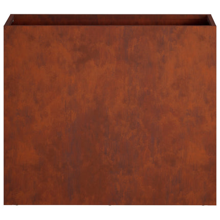 Trädgårdsplanterare 2 st Rostig 50 x 20 x 40 cm