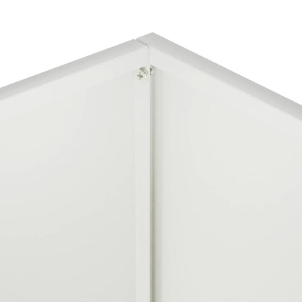 Trädgårdsplanterare Vit 50 x 20 x 75 cm Kallvalsat stål