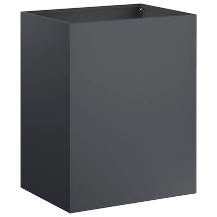 Trädgårdsplanterare Antracit 40 x 30 x 40 cm Kallvalsat stål