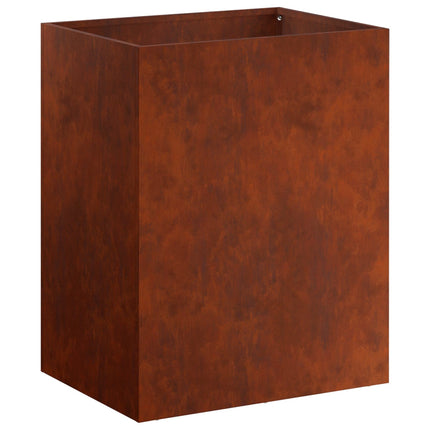 Trädgårdsplanterare Rostig 40 x 30 x 50 cm Väderbeständig stål