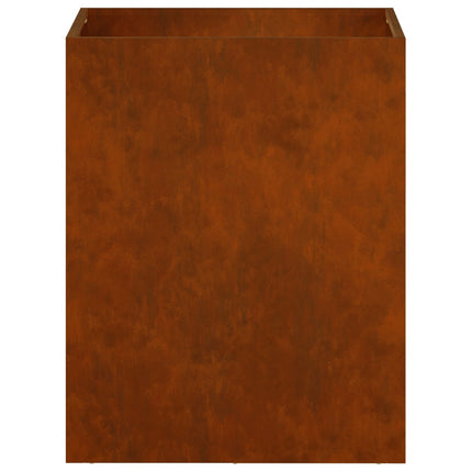 Trädgårdsplanterare 2 st Rostig 40 x 30 x 50 cm