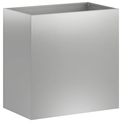 Trädgårdsplanterare Silver 50 x 30 x 40 cm Galvaniserat stål