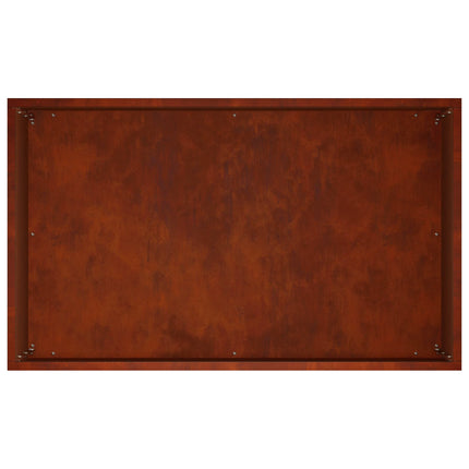 Trädgårdsplanterare Rostig 50 x 30 x 50 cm Väderbeständig stål