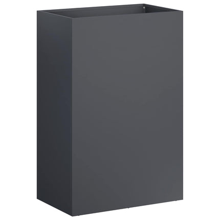Trädgårdsplanterare Antracit 50 x 30 x 75 cm Kallvalsat stål