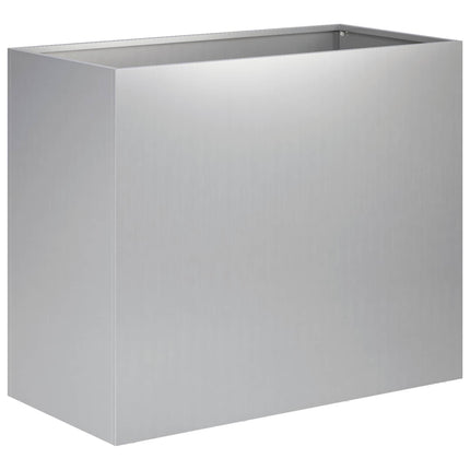 Trädgårdsplanterare Silver 60 x 30 x 40 cm Galvaniserat stål