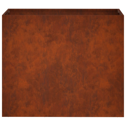 Trädgårdsplanterare Rostig 60 x 30 x 40 cm Väderbeständig stål