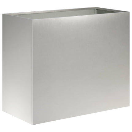 Trädgårdsplanterare Silver 60 x 30 x 50 cm Rostfritt stål