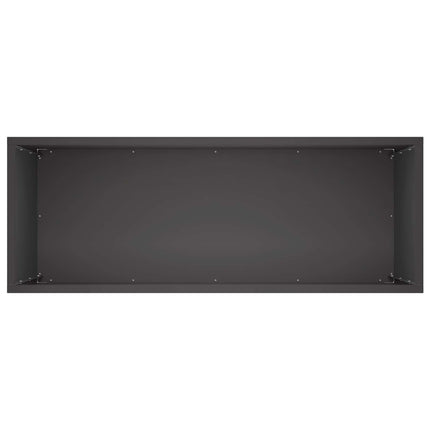 Trädgårdsplanterare Svart 80 x 30 x 40 cm Kallvalsat stål
