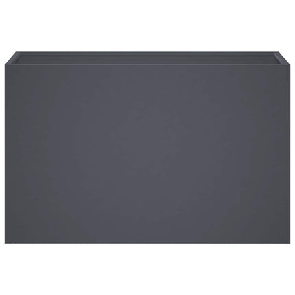 Trädgårdsplanterare Antracit 80 x 30 x 40 cm Kallvalsat stål