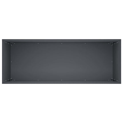 Trädgårdsplanterare Antracit 80 x 30 x 40 cm Kallvalsat stål