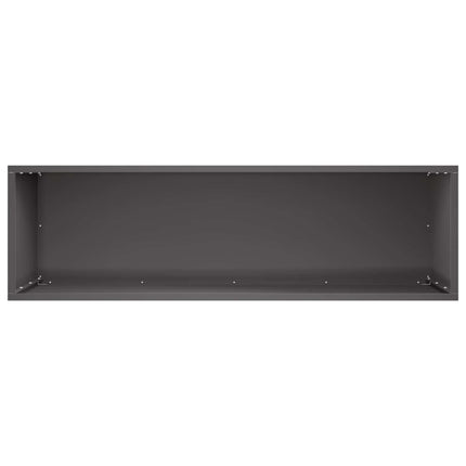 Trädgårdsplanterare Svart 100 x 30 x 40 cm Kallvalsat stål
