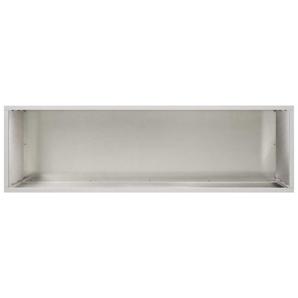 Trädgårdsplanterare 2 st Silver 100 x 30 x 40 cm Rostfritt stål