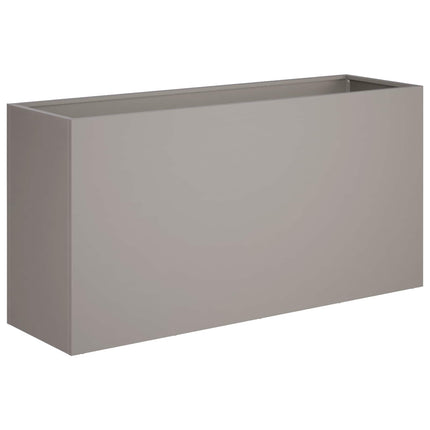 Trädgårdsplanterare 2 st Rostig 100 x 30 x 40 cm