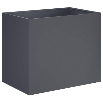 Trädgårdsplanterare Antracit 50 x 40 x 50 cm Kallvalsat stål
