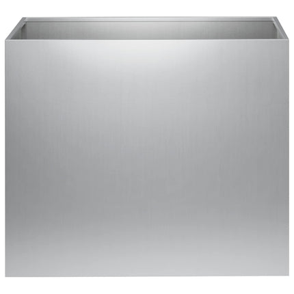 Trädgårdsplanterare Silver 50 x 40 x 50 cm Galvaniserat stål