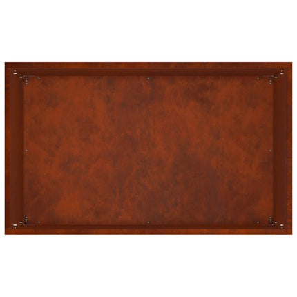 Trädgårdsplanterare 2 st Rostig 50 x 40 x 75 cm