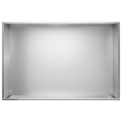 Trädgårdsplanterare 2 st Silver 60 x 40 x 50 cm