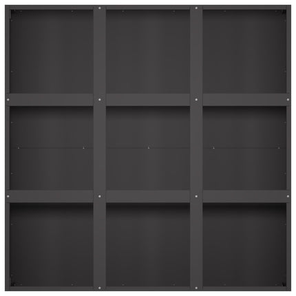 Trädgårdsplanterare Svart 100 x 100 x 40 cm Kallvalsat stål