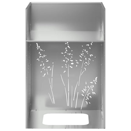 Trädgårdsplanterare 2 st Silver 50 x 50 x 75 cm
