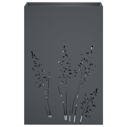 Trädgårdsplanterare Antracit 50 x 30 x 75 cm Kallvalsat stål
