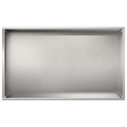 Trädgårdsplanterare Silver 50 x 30 x 75 cm Rostfritt stål
