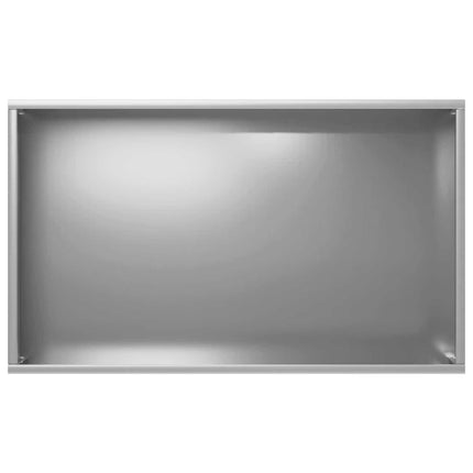 Trädgårdsplanterare Silver 50 x 30 x 75 cm Galvaniserat stål