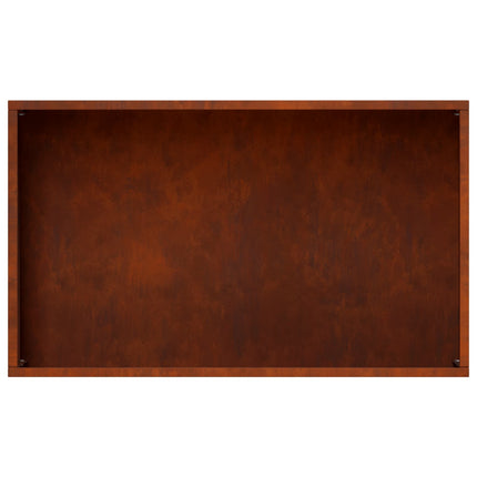 Trädgårdsplanterare Rostig 50 x 30 x 75 cm Väderbeständig stål