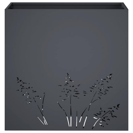 Trädgårdsplanterare Antracit 50 x 30 x 49 cm Kallvalsat stål