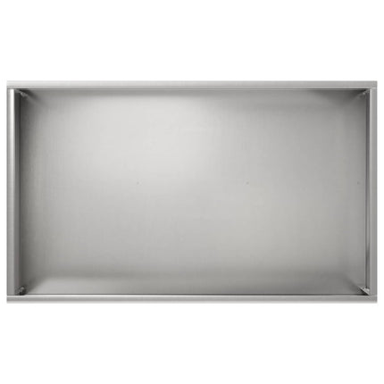 Trädgårdsplanterare Silver 50 x 30 x 49 cm Rostfritt stål