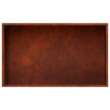 Trädgårdsplanterare Rostig 50 x 30 x 49 cm Väderbeständig stål