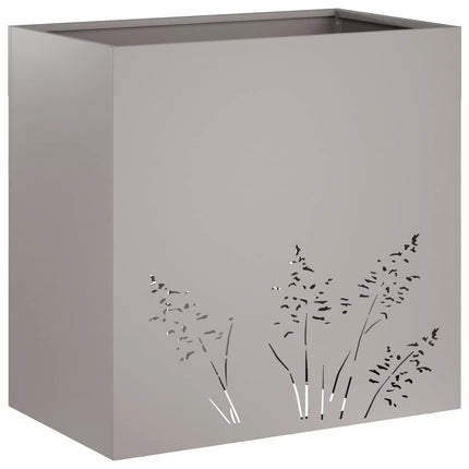 Trädgårdsplanterare 2 st Rostig 50 x 30 x 49 cm