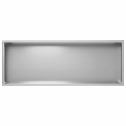 Trädgårdsplanterare Silver 80 x 20 x 49 cm Galvaniserat stål