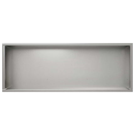 Trädgårdsplanterare Silver 80 x 30 x 49 cm Rostfritt stål