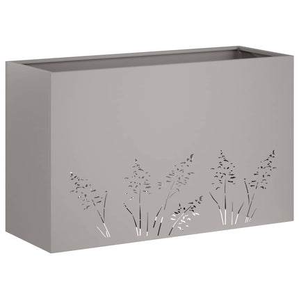 Trädgårdsplanterare 2 st Rostig 80 x 30 x 49 cm