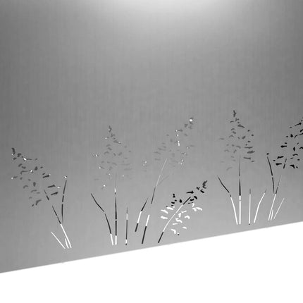Trädgårdsplanterare Silver 100 x 20 x 49 cm Galvaniserat stål
