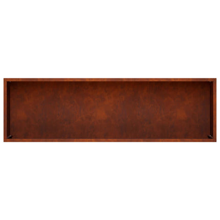 Trädgårdsplanterare 2 st Rostig 100 x 20 x 49 cm