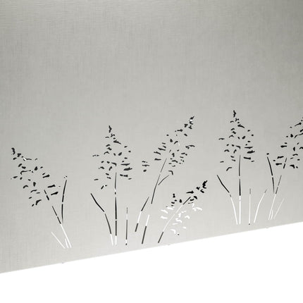 Trädgårdsplanterare 2 st Silver 100 x 30 x 49 cm Rostfritt stål