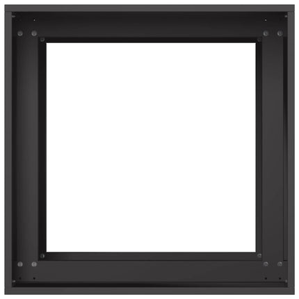 Trädgårdsplanterare Svart 40 x 40 x 60 cm Kallvalsat stål