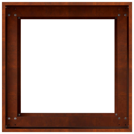 Trädgårdsplanterare Rostig 40 x 40 x 60 cm Väderbeständig stål