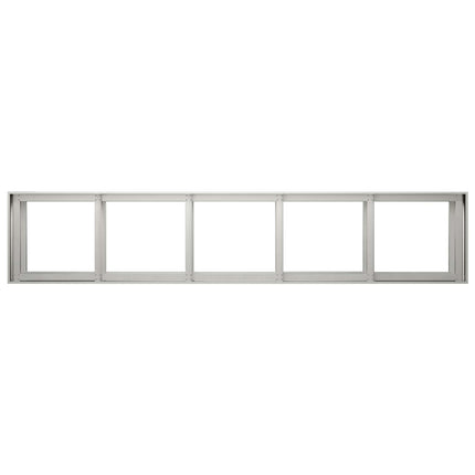 Trädgårdsplanterare Silver 200 x 40 x 60 cm Rostfritt stål